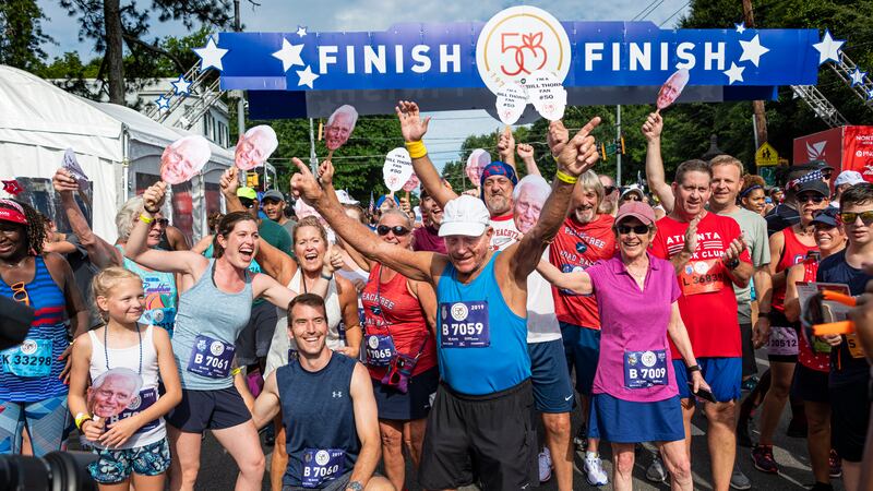 Bill Thorn, 92, is stepping down from the Peachtree Road Race after 53 years.