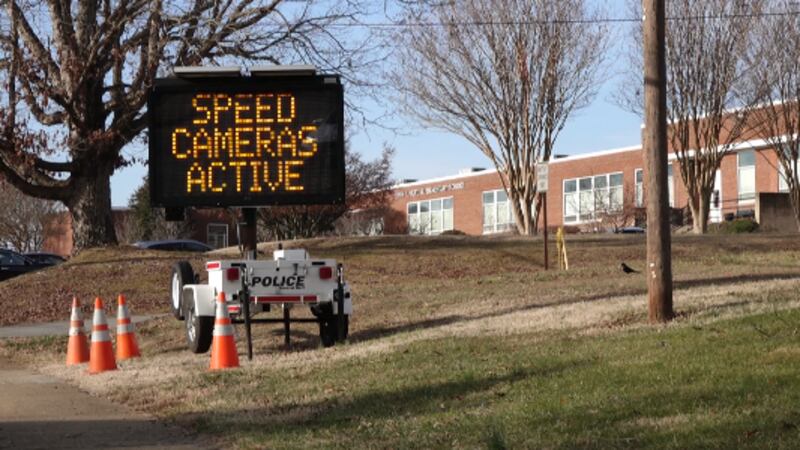 Hurt school zone speed camera