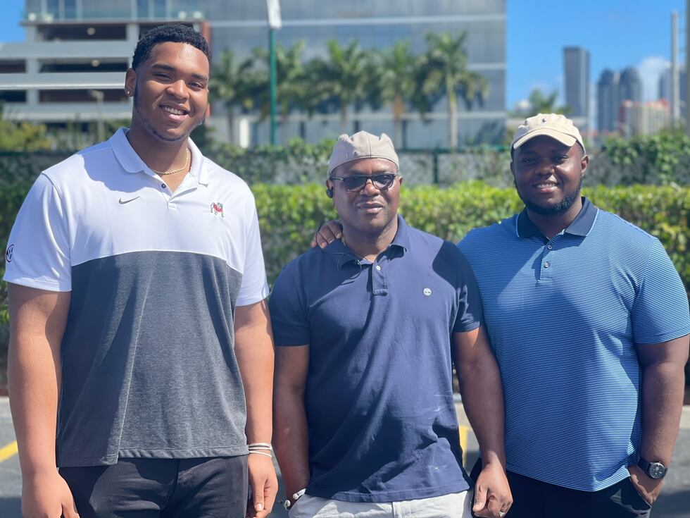 Photo of Devin Willock and loved ones