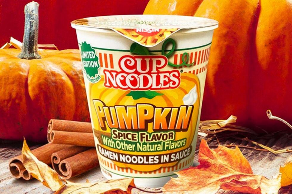PUMPKIN SPICE CUP NOODLES