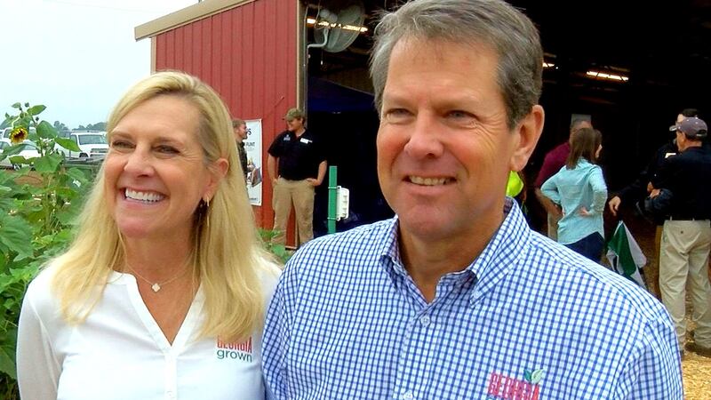 From left: Marty and Brian Kemp