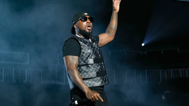 Jeezy Performs during the Legendz of the Streetz Tour on Friday, April 1, 2022, in Atlanta....