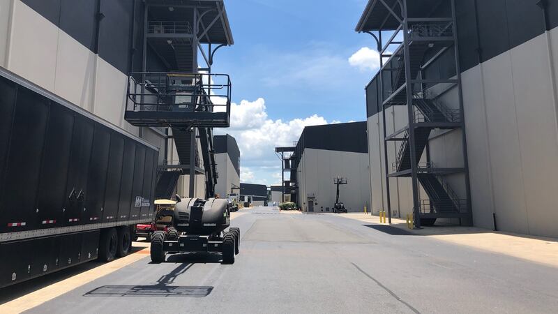 Soundstages on backlot of Trilith Studios