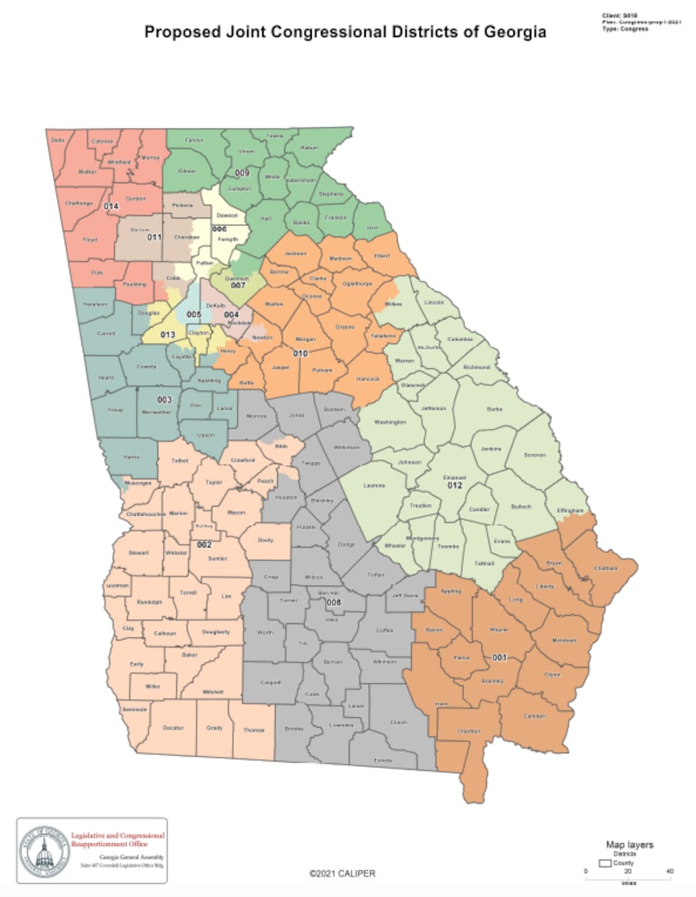 Georgia's congressional map has been thrown out by a federal judge.