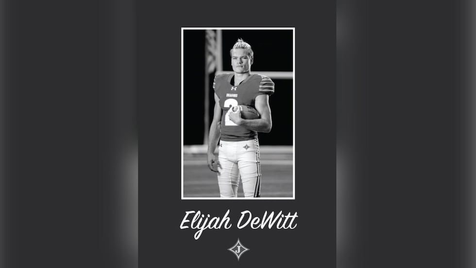 Elijah Dewitt, 17, a star football player at Jefferson High School, was shot and killed in...