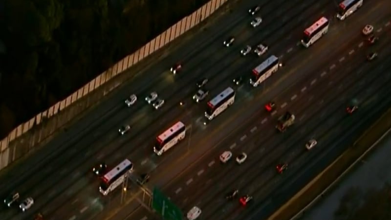Police escort for Bulldogs