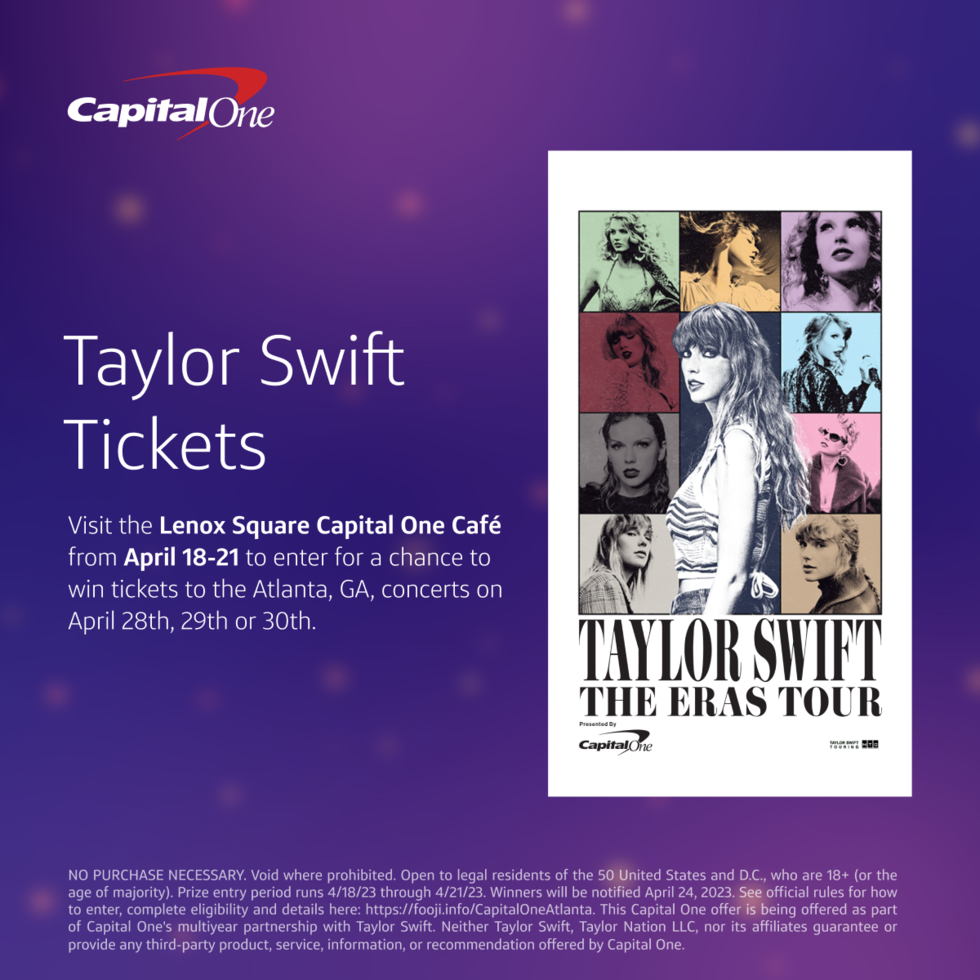 Taylor Swift Atlanta tour ticket giveaway