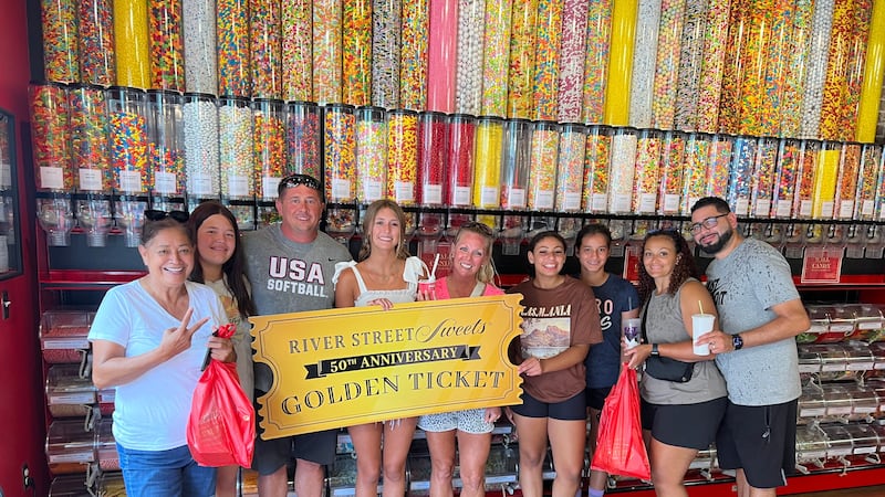 River Streets Sweets celebrated 50-years in business by holding a 'sweetstake' and giving back...