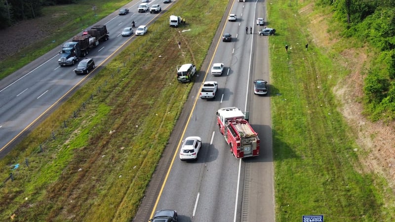 A crash on I-575.